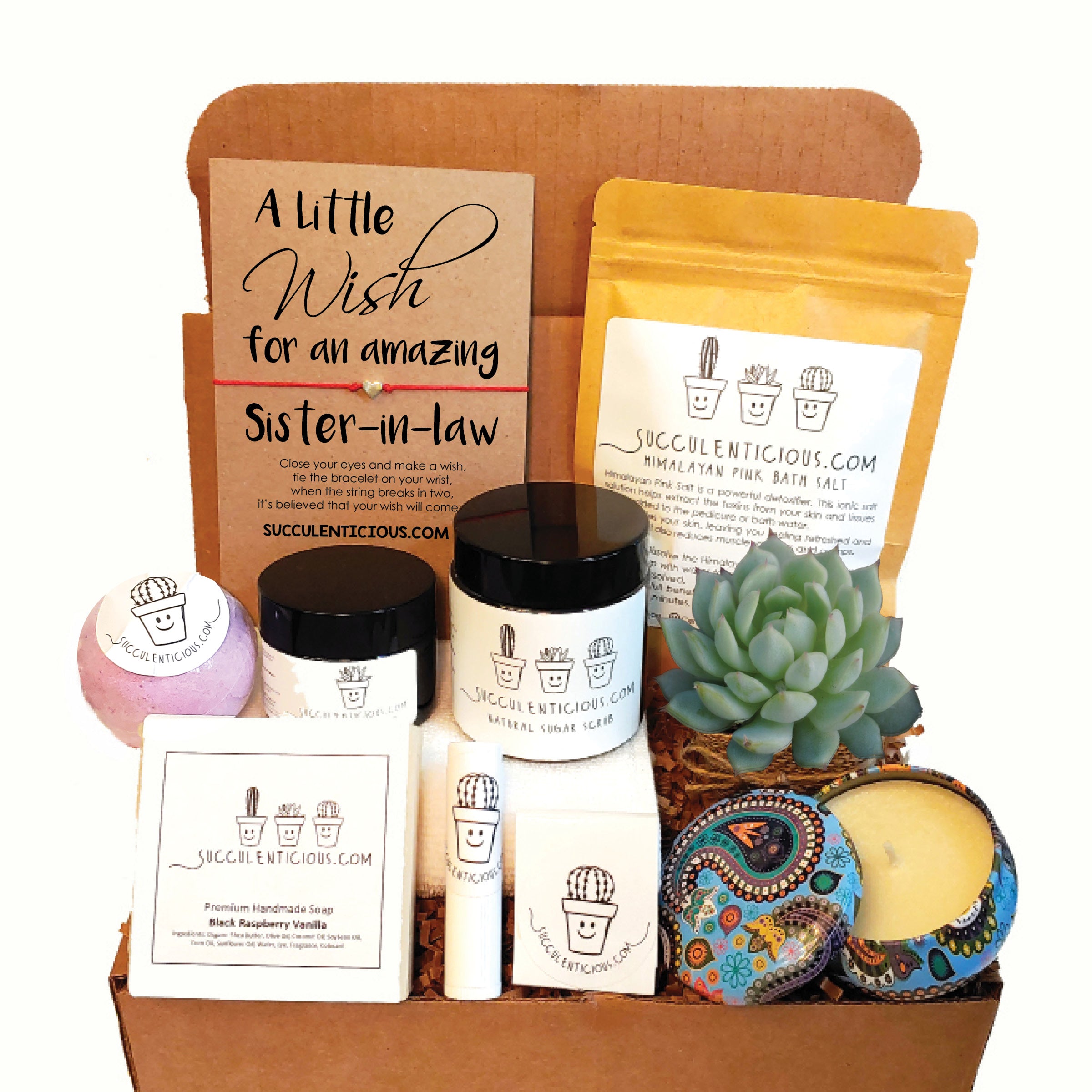 Sister in Law Gift ‖ Sister in Law Care Package ‖ Spa Gift Box for Sis –  MAWXO.COM