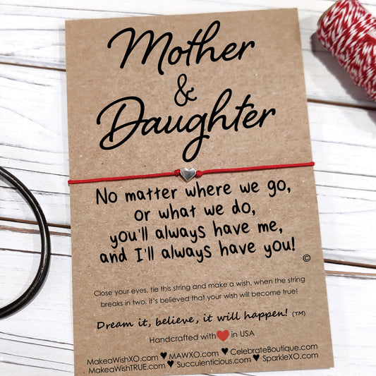 Mother Daughter Bracelet ‖ Wish Bracelet ‖ Friendship Bracelet ‖ Bracelet & Anklet with Macrame' Closure