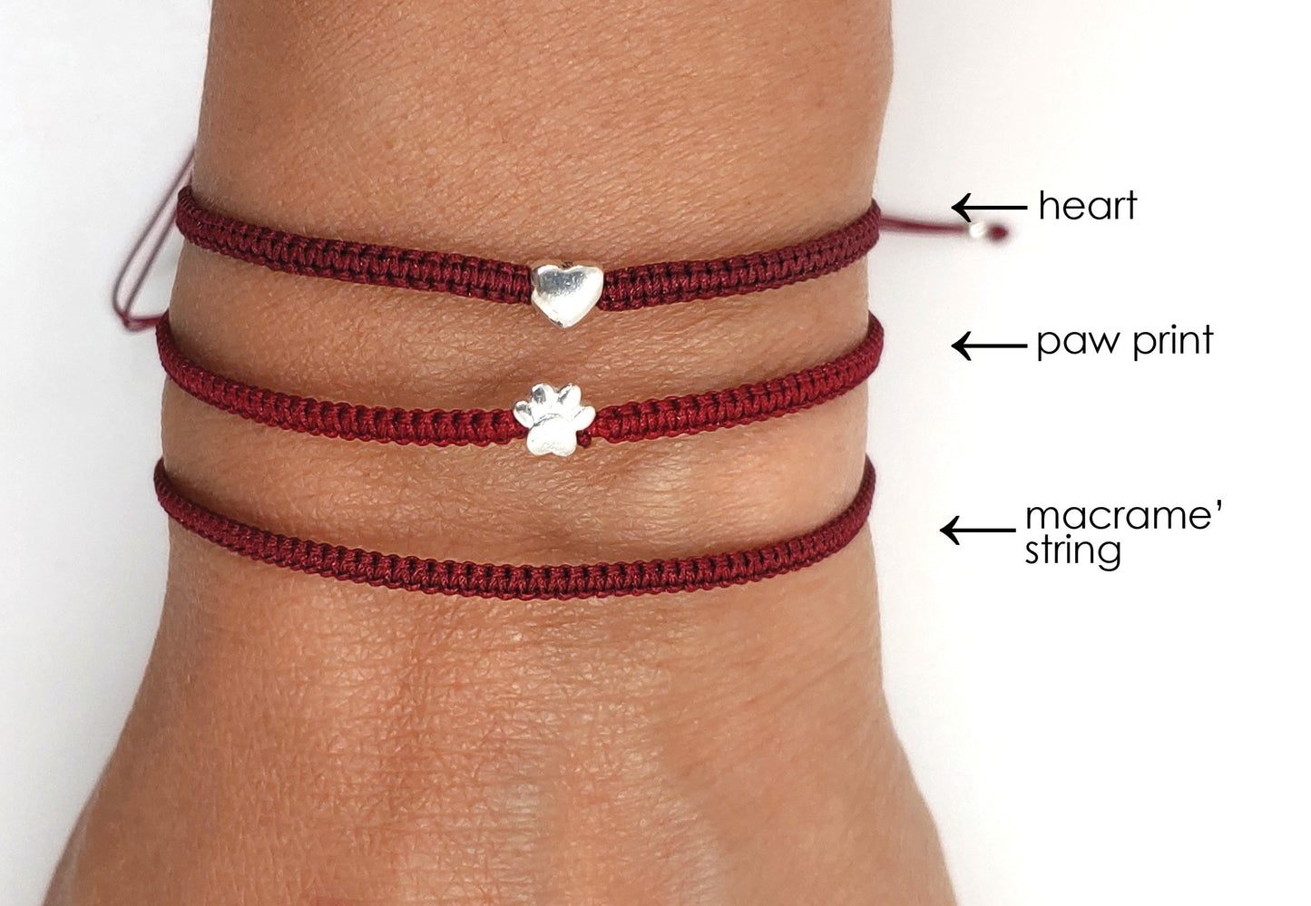 Hilo Rojo Del Destino / Red String of Fate Couples Bracelet Set With  Spanish Card / Kabbalah Red Thread Bracelet / Couples Bracelet 